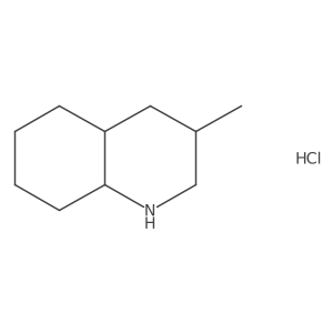 3-Methyl-decahydro-quinoline hydrochloride结构式