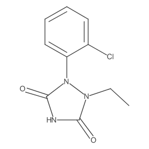 1-(2-Chlorophenyl)-2-ethyl-1,2,4-triazolidine-3,5-dione Structure