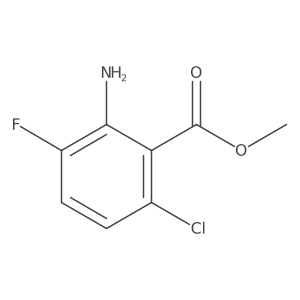 Methyl 2-amino-6-chloro-3-fluorobenzoate Structure