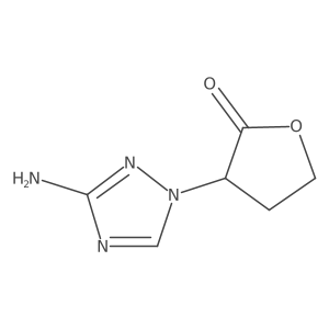 3-(3-amino-1H-1,2,4-triazol-1-yl)oxolan-2-one Structure