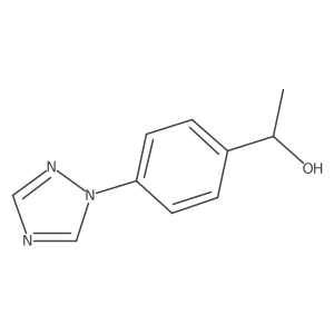 (1S)-1-[4-(1H-1,2,4-triazol-1-yl)phenyl]ethan-1-ol结构式