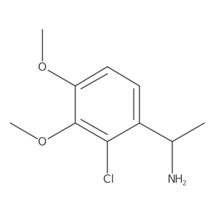 (1R)-1-(2-chloro-3,4-dimethoxyphenyl)ethan-1-amine Structure