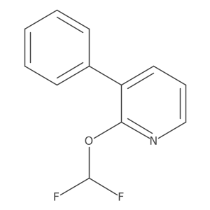 2-(Difluoromethoxy)-3-phenylpyridine Structure