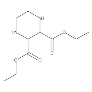 (2S,3R)-diethyl piperazine-2,3-dicarboxylate Structure