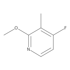 4-Fluoro-2-methoxy-3-methylpyridine结构式
