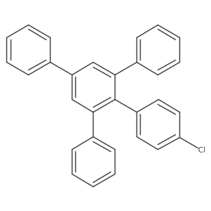 1-(4-Chlorophenyl)-2,4,6-triphenylbenzene Structure