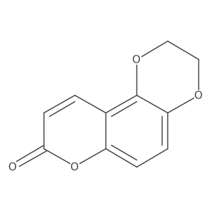 2,3-Dihydro-8H-pyrano[3,2-f]-1,4-benzodioxin-8-one Structure