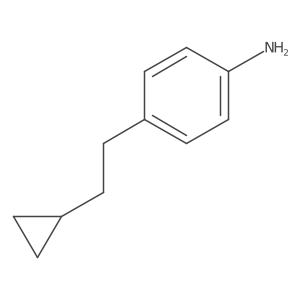 4-(2-Cyclopropylethyl)aniline Structure