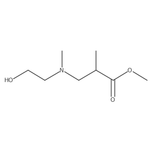 Methyl 3-[(2-hydroxyethyl)methylamino]-2-methylpropanoate Structure