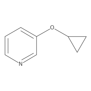 3-Cyclopropoxypyridine结构式