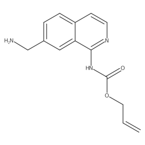 Allyl (7-(aminomethyl)isoquinolin-1-yl)carbamate Structure