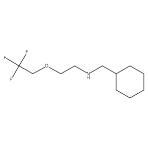 Cyclohexanemethanamine, N-[2-(2,2,2-trifluoroethoxy)ethyl]- Structure