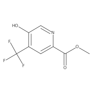 Methyl 5-hydroxy-4-(trifluoromethyl)picolinate Structure