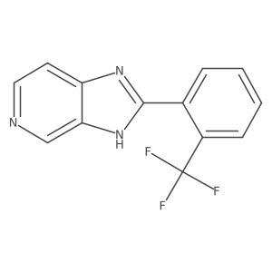 2-[2-(trifluoromethyl)phenyl]-3H-imidazo[4,5-c]pyridine Structure