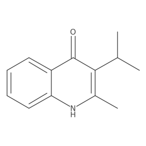 2-Methyl-3-(propan-2-yl)-1,4-dihydroquinolin-4-one结构式
