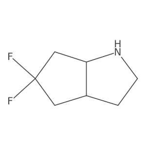 5,5-Difluorooctahydrocyclopenta[b]pyrrole Structure