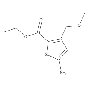 Ethyl 5-amino-3-(methoxymethyl)thiophene-2-carboxylate Structure