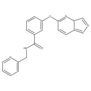 N-(pyridin-2-ylmethyl)-3-([1,2,4]triazolo[4,3-b]pyridazin-6-yloxy)benzamide Structure