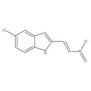 5-Chloro-2-(2-nitroethenyl)-1H-indole结构式