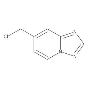 7-(Chloromethyl)-[1,2,4]triazolo[1,5-a]pyridine结构式