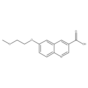 6-(2-Methoxyethoxy)quinoline-3-carboxylic acid Structure