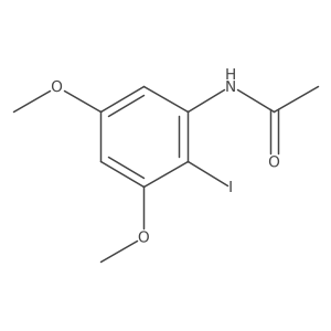 N-(2-iodo-3,5-dimethoxyphenyl)acetamide Structure