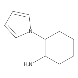 (1R,2R)-2-(1H-Pyrrol-1-yl)cyclohexan-1-amine结构式