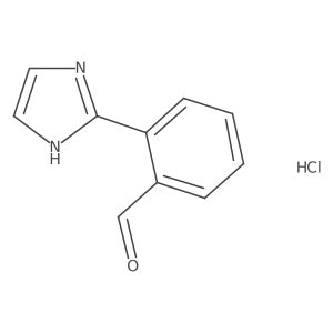 Benzaldehyde,2-(1h-imidazol-2-yl)-,hydrochloride结构式