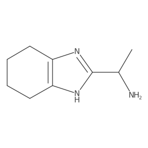 [1-(4,5,6,7-tetrahydro-1H-benzimidazol-2-yl)ethyl]amine Structure