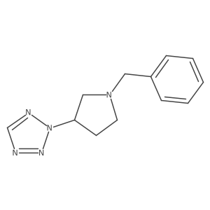 2-[1-(Phenylmethyl)-3-pyrrolidinyl]-2H-tetrazole Structure