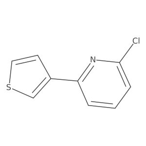 2-Chloro-6-(thiophen-3-yl)pyridine Structure