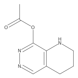 Pyrido[2,3-d]pyridazin-8-ol, 1,2,3,4-tetrahydro-, 8-acetate Structure