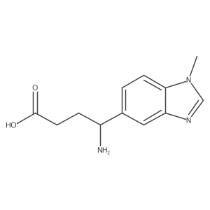 4-amino-4-(1-methyl-1H-1,3-benzodiazol-5-yl)butanoic acid Structure