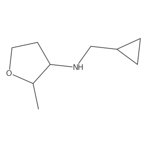 N-(cyclopropylmethyl)-2-methyloxolan-3-amine Structure