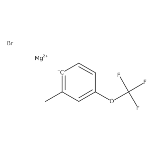 (2-Methyl-4-(trifluoromethoxy)phenyl)magnesium bromide Structure