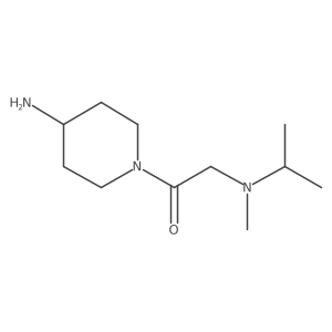 1-(4-Aminopiperidin-1-yl)-2-[methyl(propan-2-yl)amino]ethanone Structure
