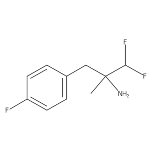 1,1-Difluoro-3-(4-fluorophenyl)-2-methylpropan-2-amine结构式