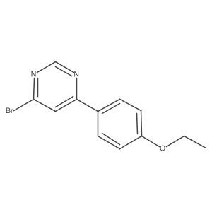4-Bromo-6-(4-ethoxyphenyl)pyrimidine Structure