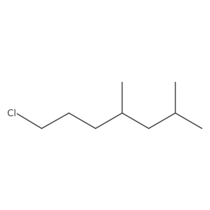 1-Chloro-4,6-dimethylheptane Structure