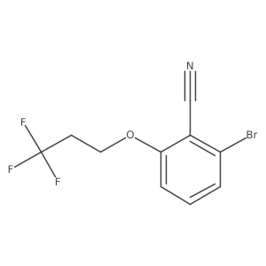 2-Bromo-6-(3,3,3-trifluoropropoxy)benzonitrile结构式