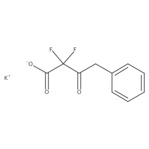 Potassium 2,2-difluoro-3-oxo-4-phenylbutanoate结构式