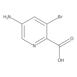 5-Amino-3-bromopicolinic acid结构式