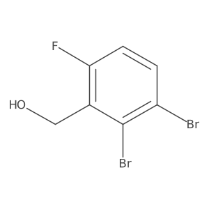 2,3-Dibromo-6-fluorobenzyl alcohol结构式