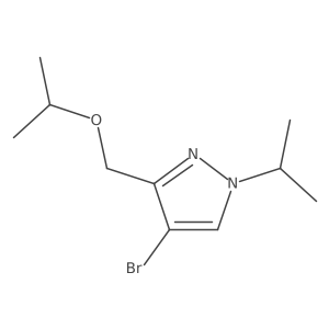 4-bromo-3-(isopropoxymethyl)-1-isopropyl-1H-pyrazole Structure