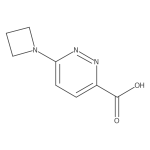 6-(Azetidin-1-yl)pyridazine-3-carboxylic acid Structure