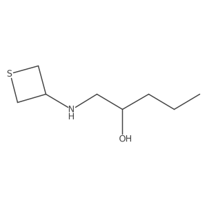 1-(Thietan-3-ylamino)pentan-2-ol Structure