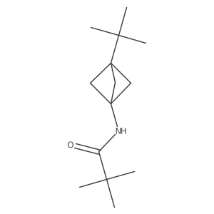 N-{3-tert-butylbicyclo[1.1.1]pentan-1-yl}-2,2-dimethylpropanamide Structure