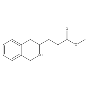 Methyl 3-(1,2,3,4-tetrahydroisoquinolin-3-yl)propanoate Structure
