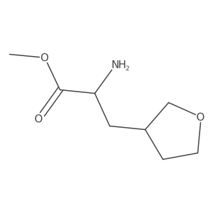 Methyl (2S)-2-amino-3-(tetrahydrofuran-3-yl)propanoate Structure