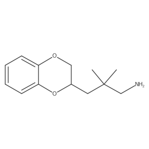 3-(2,3-Dihydro-1,4-benzodioxin-2-yl)-2,2-dimethylpropan-1-amine结构式